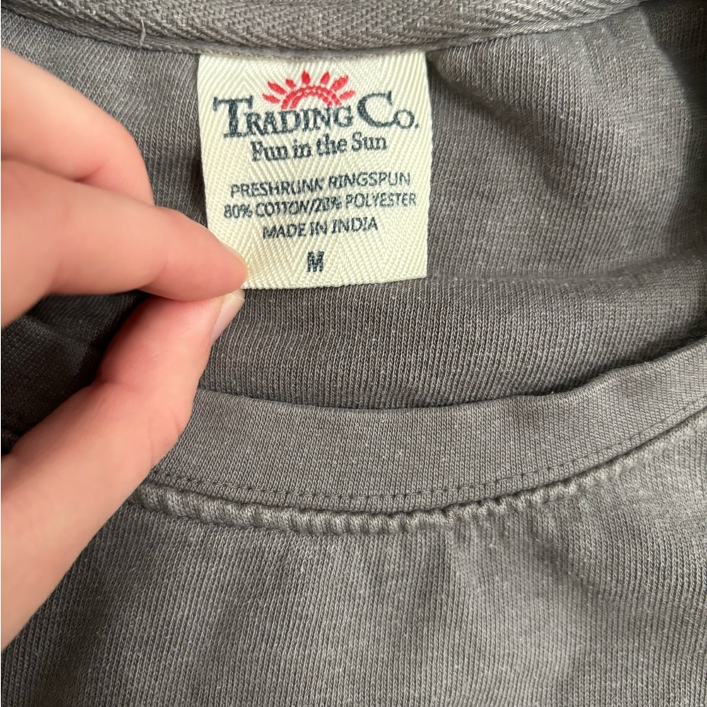 Orange Beach Gray Sweater Size Medium - Picture 4 of 4